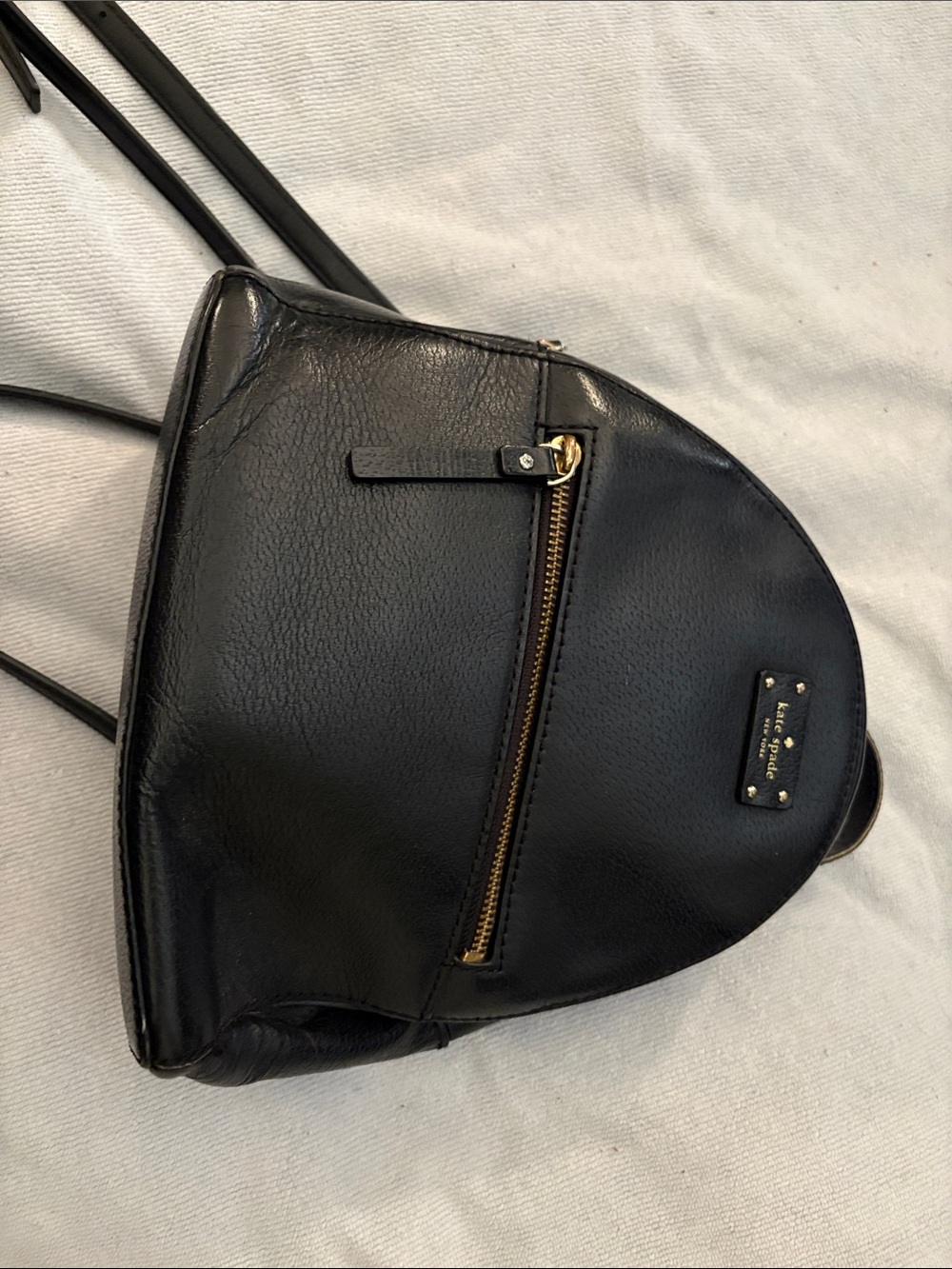 kate spade Black Leather Mini Backpack